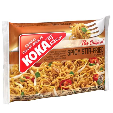 Koka Instant Noodles Spicy Stir Fried Flavour 85g Groceries Bandm