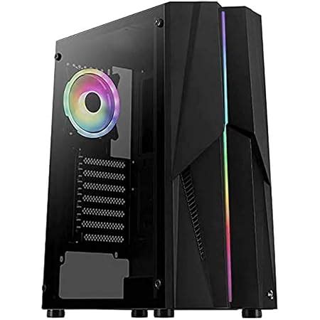 Amazon Aerocool Mecha Argb Mid Tower Pc Gaming Case With Tempered