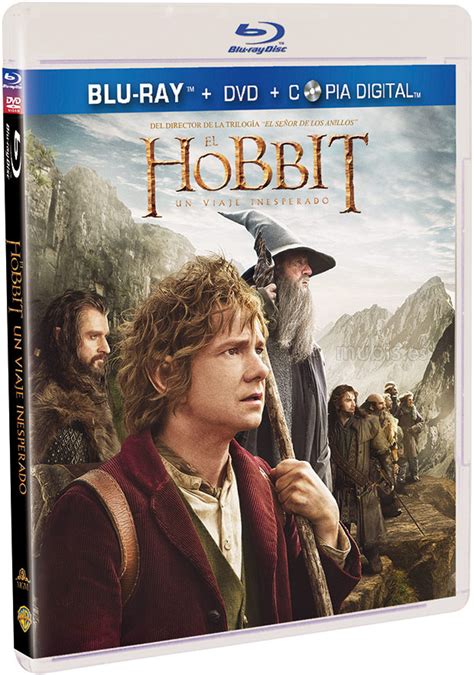 Carátula de El Hobbit Un Viaje Inesperado Blu ray