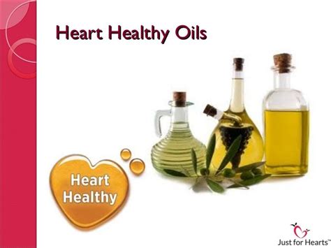 Heart healthy oils