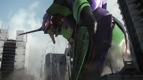 Mecha Fight Anime Eva Unit 01 Mechs Neon Genesis Evangelion Ikari