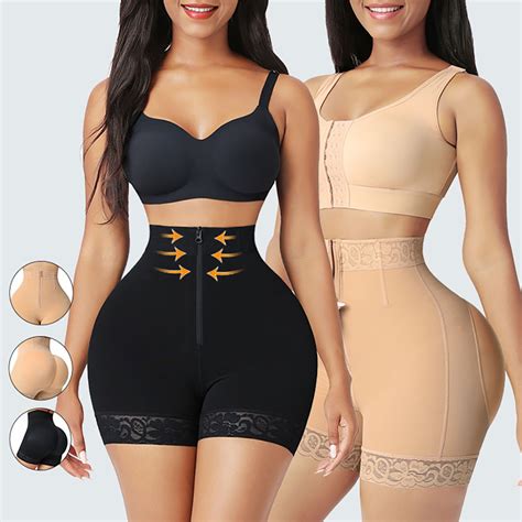 Women Nude Seamless High Waist Abdominal Control Shapewear Butt Lifter