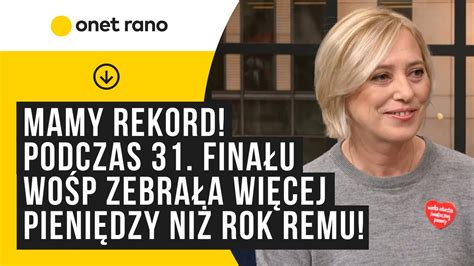 Mamy Rekord Podczas Fina U Wo P Zebra A Wi Cej Pieni Dzy Ni Rok