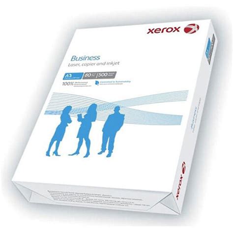 Xerox A3 Business 80gsm White Multifunctional Printer Paper Ream Of 500