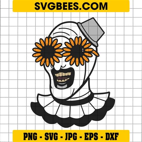 Scary Clown SVG IT Clown SVG Clown Face SVG