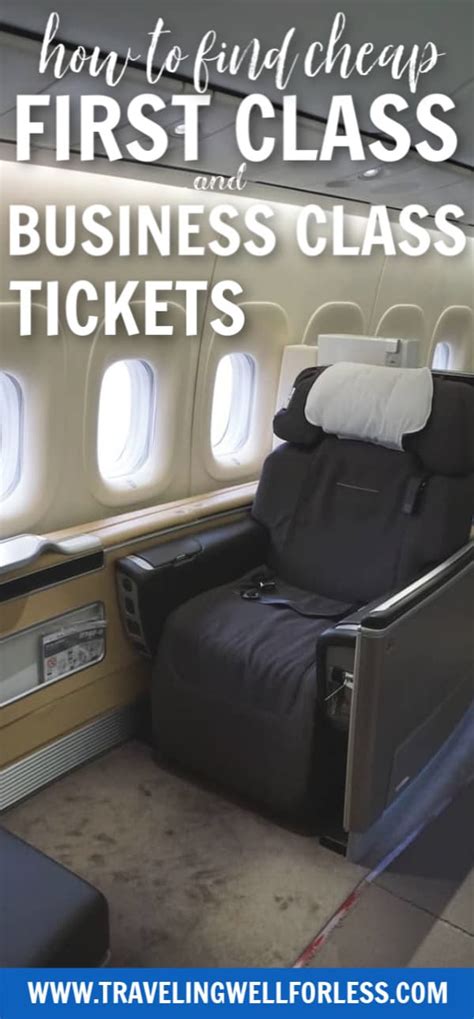 How To Find Cheap First Class And Business Class Tickets