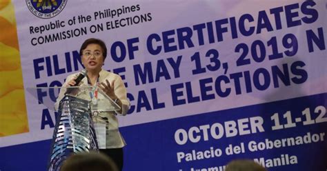 First Day Of Filing Coc Photos Philippine News Agency