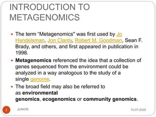 Metagenomics Ppt