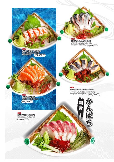 Thực Đơn Sushi World Nhà Hàng Nhật Bản Hàng Đầu Việt Nam