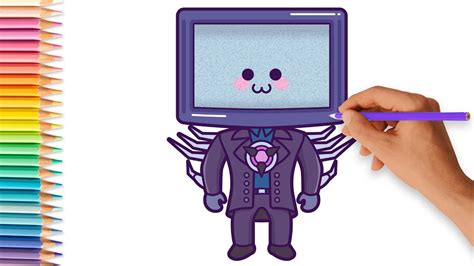 CÓMO DIBUJAR a TITAN TV MAN de SKIBIDI TOILET Dibujos Kawaii YouTube