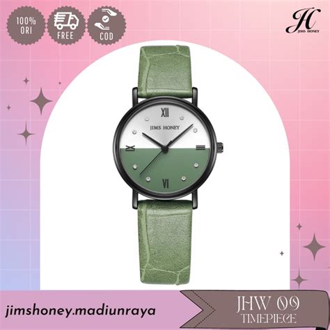 Jual COD PROMO JIMSHONEY JHW 09 Free Box Baterai Jam Tangan Wanita