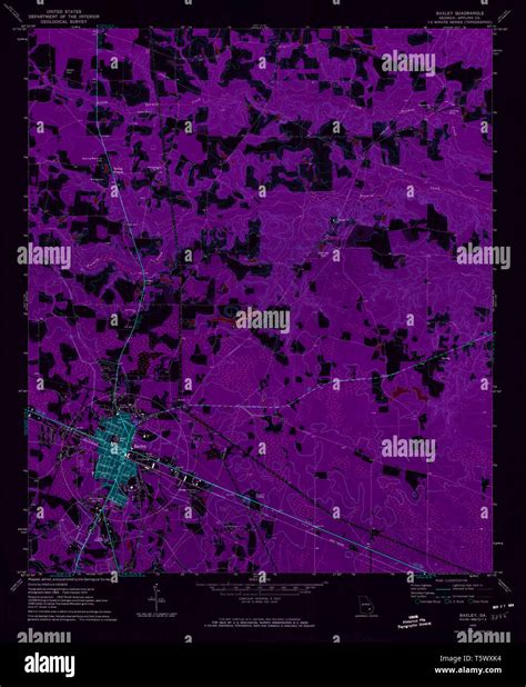 Map Of Baxley Georgia Hi Res Stock Photography And Images Alamy