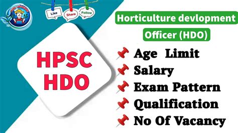 Hpsc Hdo 2023 Notification Out Hdo Syllabus Horticulture Devlopment Officer Notification