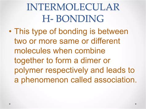 Hydrogen bonding | PPT