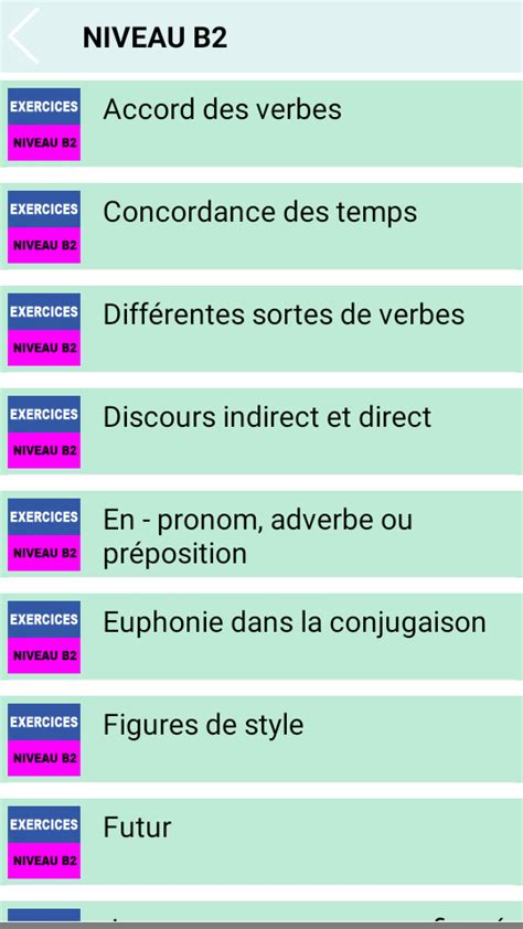 Apprendre Français Grammaire Pour Android Télécharger