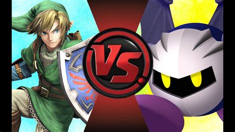 Link Vs Meta Knight Legend Of Zelda Vs Kirby Cartoon Fight Club