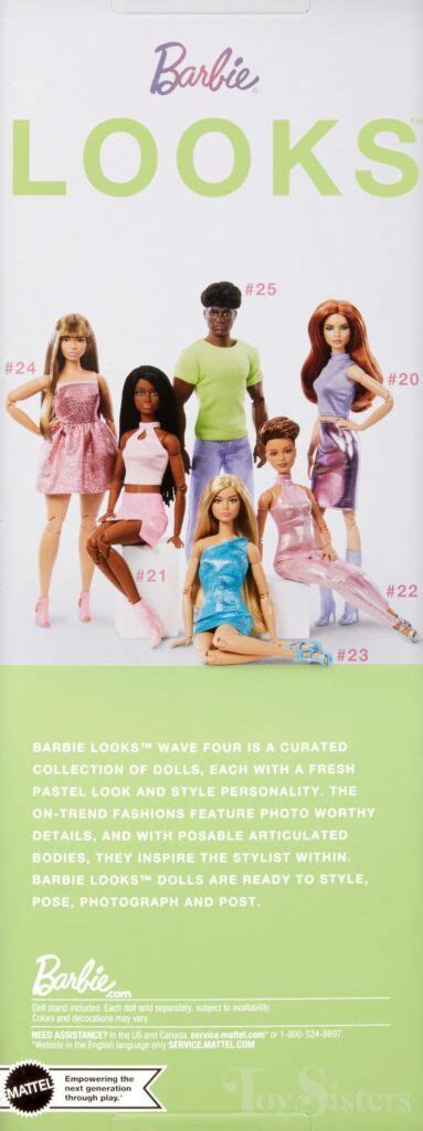 2024 Barbie Looks Doll 25 Hrm17 Toy Sisters