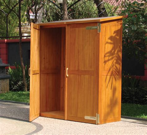 Hardwood Garden Storage Cabinet