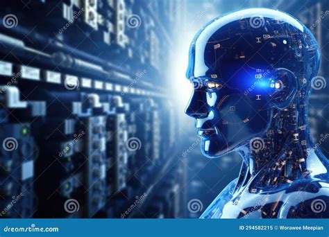 Industry Technology And Automation Concept Machine Learning And