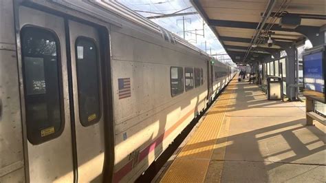 Nj Transit Northeast Corridor Local Train 3861 To Trenton Departing