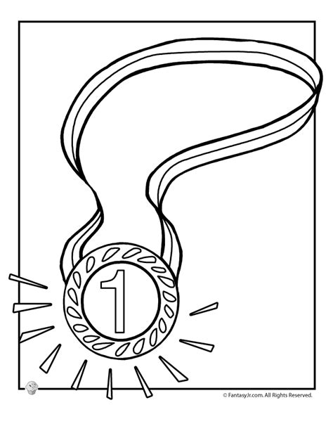 Olympic Gold Medal Coloring Pages Coloring Pages