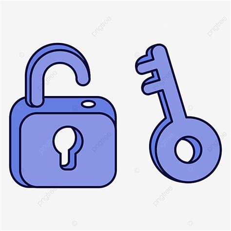 Lock And Key Vector Art PNG, Lock And Key Illustration, Lock, Key, Illustration PNG Image For ...