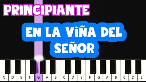 En La Viña Del Señor Himno Corito Teclado y Piano Tutorial Nivel