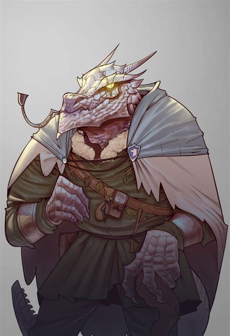 Artstation White Dragonborn Comission Junior Ferreira In 2021