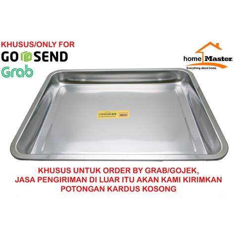 Jual Go Homemaster Nampan Baki Tray Stainless Kotak Square Persegi