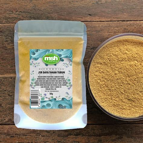 Jual MSH JSR Daya Tahan Tubuh 50 g | Shopee Indonesia