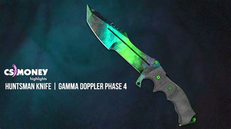 CS GO Huntsman Knife Gamma Doppler Phase 4 YouTube