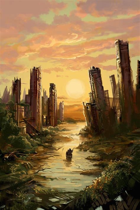 Rural Landscape Landscape Art Landscape Paintings Apocalypse