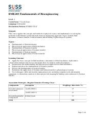 Fundamentals Of Bioengineering Fluid Mechanics Biomass Course Hero