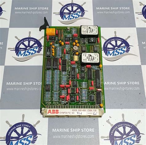 ABB SYNPOL D 3DDE 300 406 CMA 126 AE4 PCB CARD Marine Ship Store