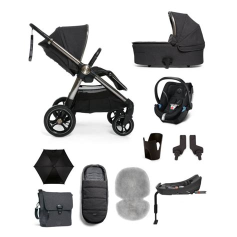 Mamas And Papas Ocarro Complete Kit Onyx Black Prams And Pushchairs