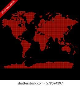 World Map Dots Vector Stock Vector (Royalty Free) 579594397 | Shutterstock