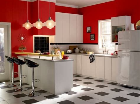 Kabinet Dapur Bawah Merah Stewart Gray