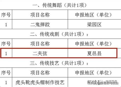 商丘公布第六批市级非遗项目名录，夏邑这些项目入选 保护