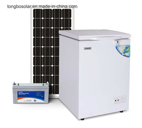 Off Grid 100 Solar Powered DC 12V 24V Chest Freezer 93L China Solar