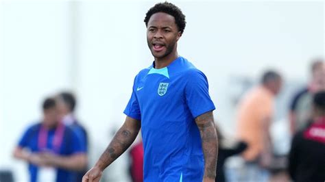 Raheem Sterling trains with England on eve of France quarter-final