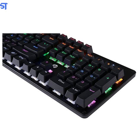 Teclado Usb Gamer Mecanico Gk Led Hp Sobraltech