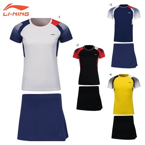 LI NING AATP018 ゲームシャツスカートセット バドミントンウェア レディース リーニン バドミントン ウェア LI