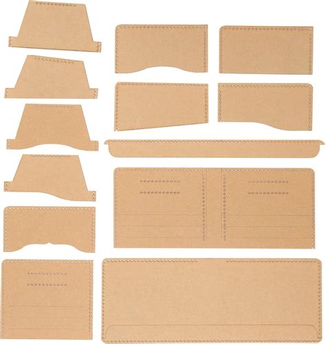 Pcs Acrylic Template Kit Clear Acrylic Wallet Pattern Stencil