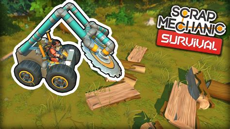 We Clearcut A Forest To Build A Road To Our Base Scrap Mechanic Co Op