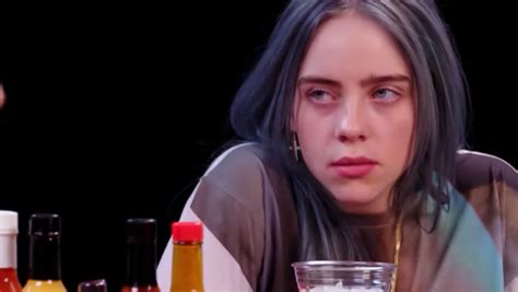 Billie Eilish Takes On Hot Ones X96