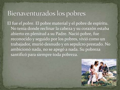 Jesús y las bienaventuranzas PPT