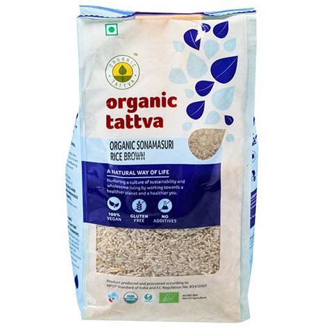 Buy Organic Tattva Sonamasuri Rice Brown 1 Kg Online At Best Price In