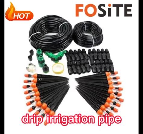 Fosite 1 Hectare Irrigation Kit Design Drip Tape Irrigation System 16mm