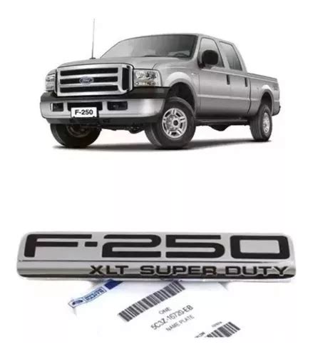 Emblema Lateral Ford F250 Xlt Super Duty Original 2006 2011