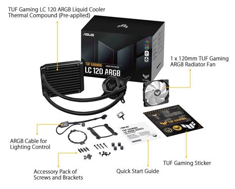 Asus Tuf Gaming Lc 240 Argb All In One Liquid Cpu Quantumhyperx